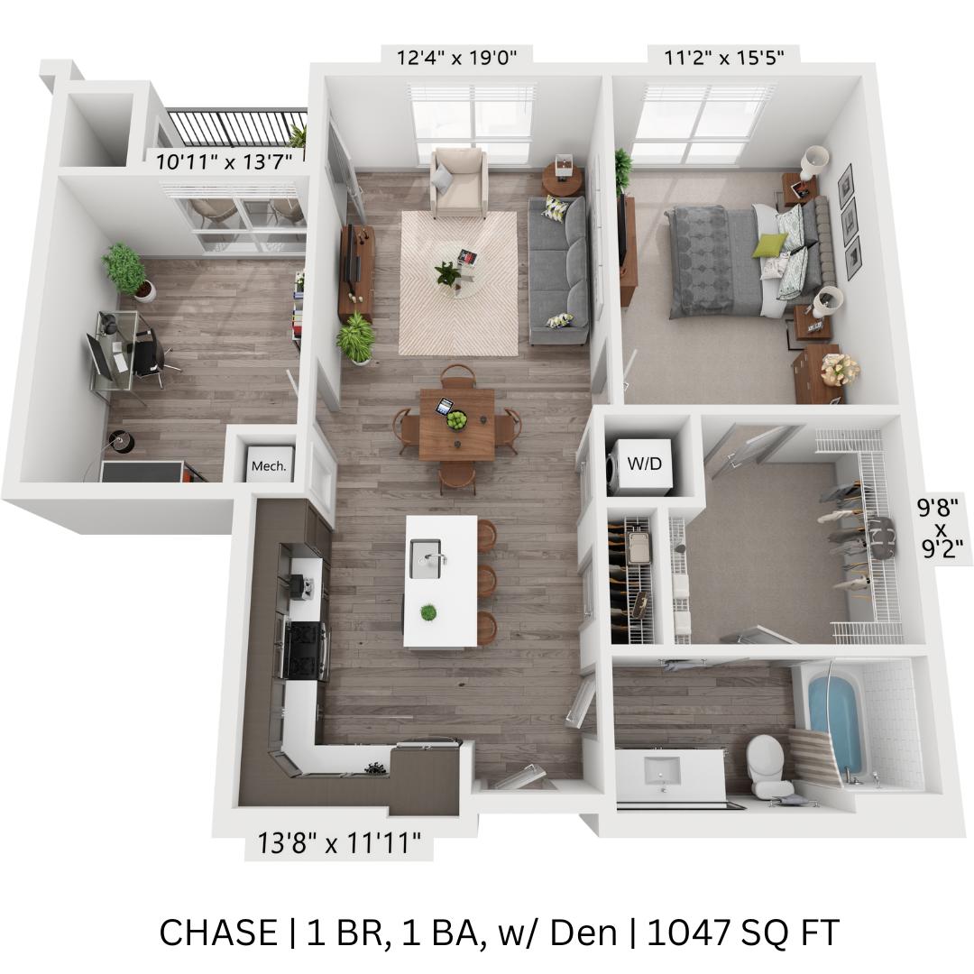 1 Bedroom - Chase