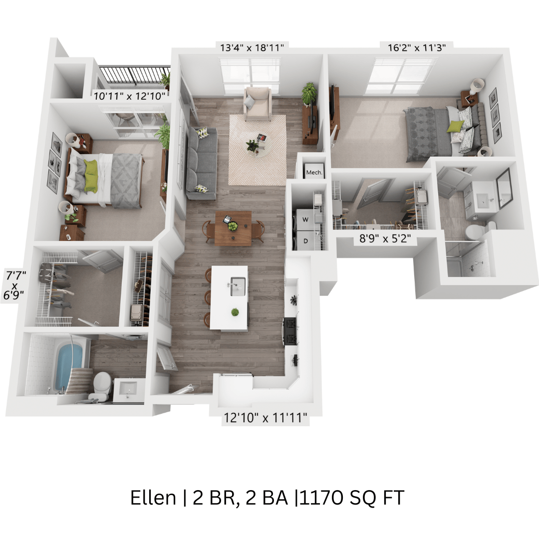 2 Bedroom - ellen
