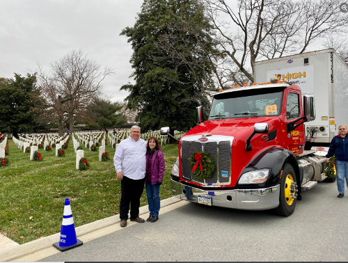 High Transit Delivers Wreaths to Arlington