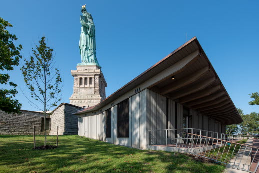 Statue of Liberty Museum screening facility - professional shot purchased by HCG for unlimited use