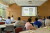 A group of interns convenes in The S. Dale High Leadership Center after summer 2017 to review what they've learned with High leaders.