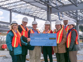 S. Dale High presents a grant of $30K to Thaddeus Stevens College of Technology