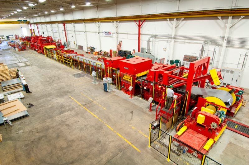 High Steel Service Center Stretcher Leveler