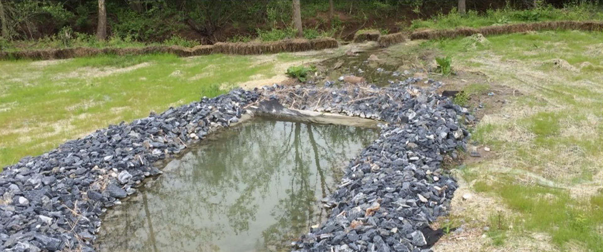Stormwater basin improvements protect streams and vegetation
