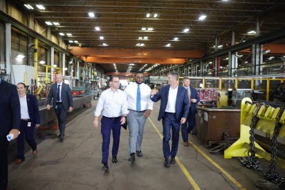 Governor Josh Shapiro's visit and tour of High Steel Structures
